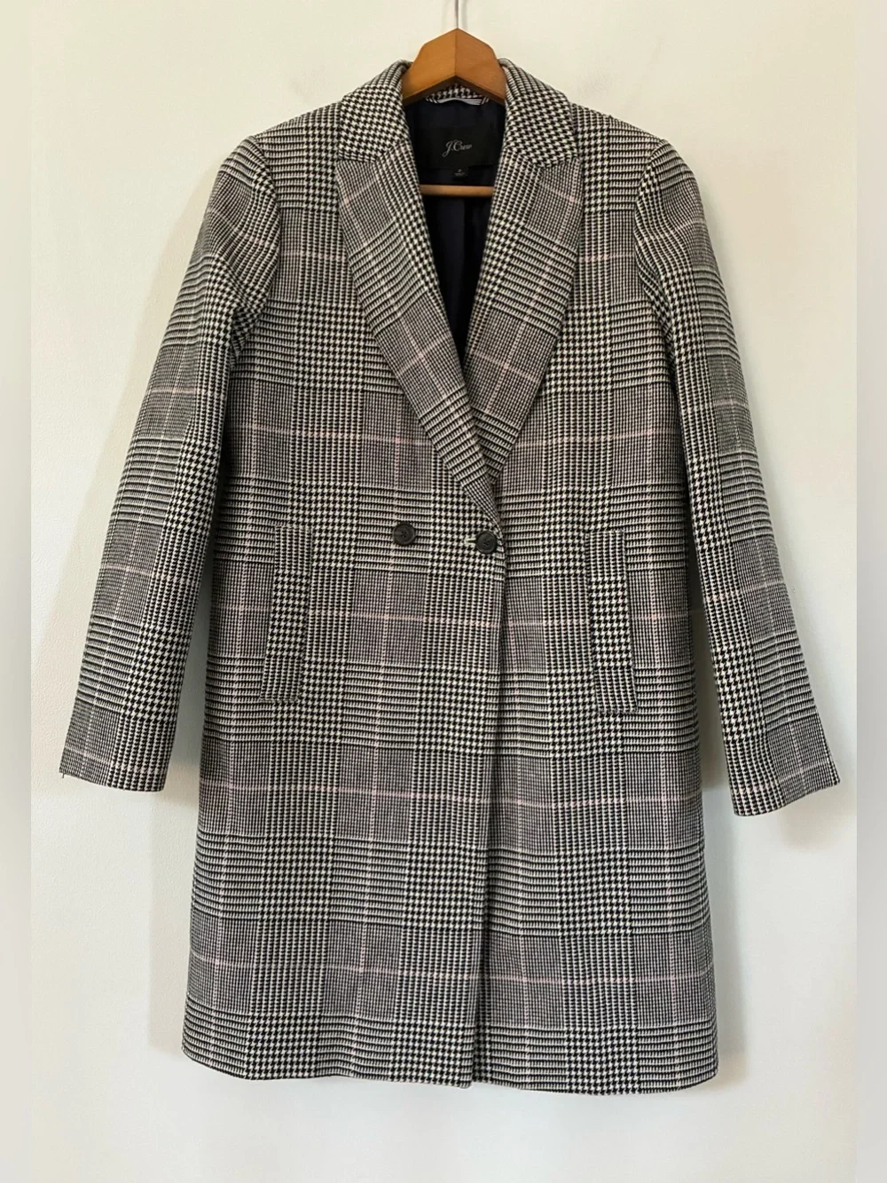 J. Crew Glen Plaid Daphne Topcoat
